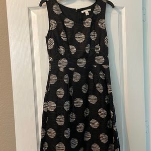 Black and cream Banana Republic dress size 2